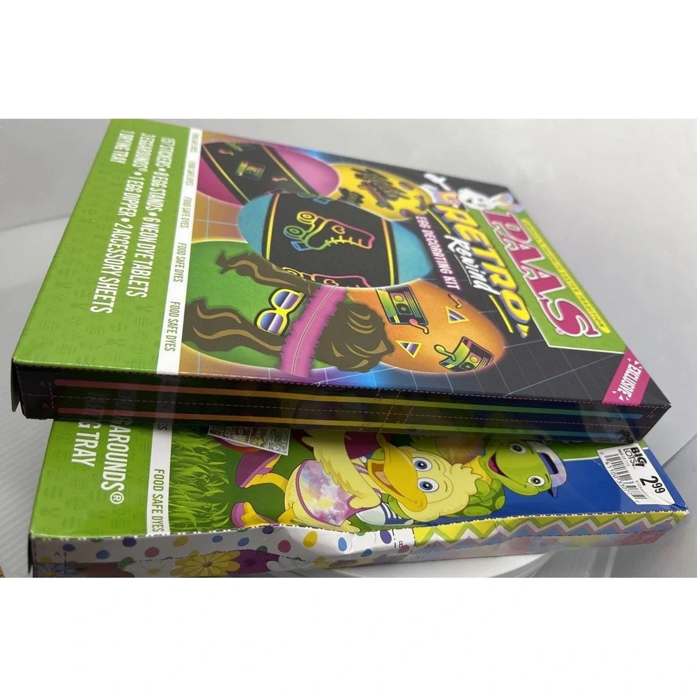 Set of 2 diffferent PAAS Easter egg dying kits brand new Egg Dye Retro‎ Vtg